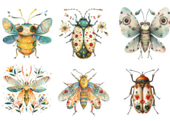 Cute Funny Cartoon Butterfly