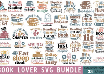 Book Lover T-shirt Bundle Book Lover Svg Bundle