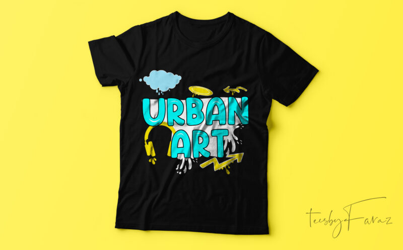 Urban art | unique T-shirt design.