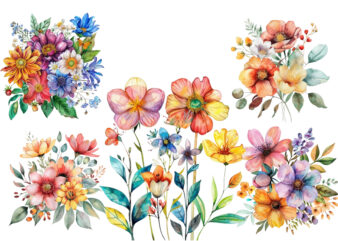 watercolor Flower clipart