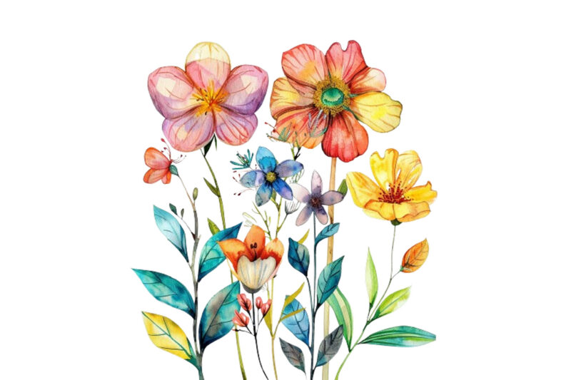 watercolor Flower clipart