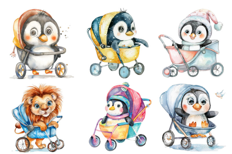 colourfull Peeking cute nursery cartoon