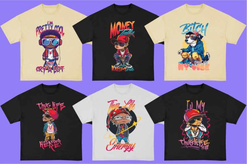 90s Bootleg PNG T-shirt Designs Bundle | Urban streetwear, animals bootleg and youth culture graphic t shirt