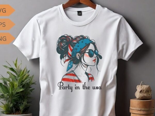 Party in usa 4th of july shirt, flag american kids women girl t-shirt design vector, july, 4th, american, party, flag, women, usa, shirt Party in usa 4th of july shirt, flag american kids women girl t-shirt design vector, july, 4th, american, party, flag, women, usa, shirt