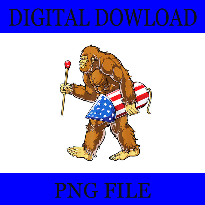 Bundle 4th Of July PNG, Bigfoot 4th Of July PNG, Eagle 4th Of July PNG