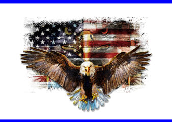 Bald Eagle 4th Of July PNG, Flag Eagle Patriotic PNG
