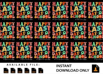 Happy Last Day OF School Shirt Design Bundle