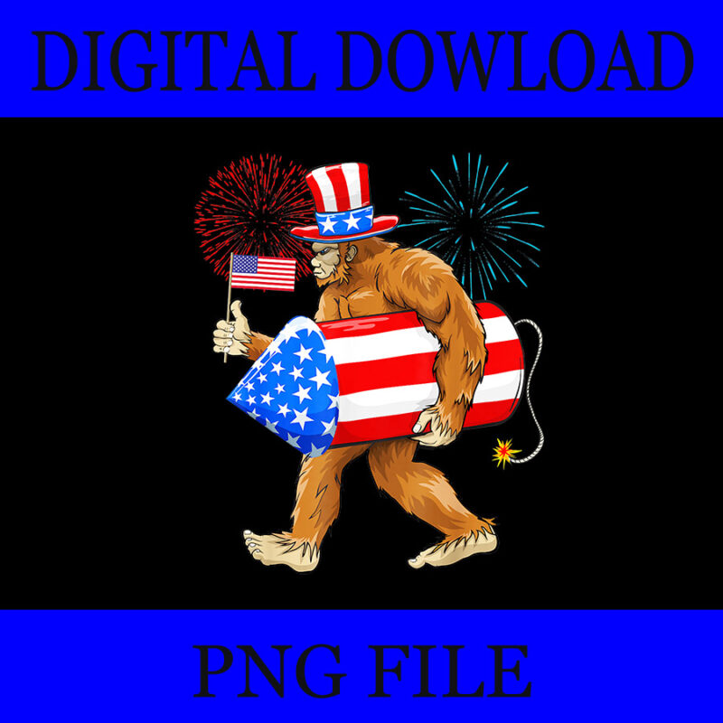 Bundle 4th Of July PNG, Bigfoot 4th Of July PNG, Eagle 4th Of July PNG