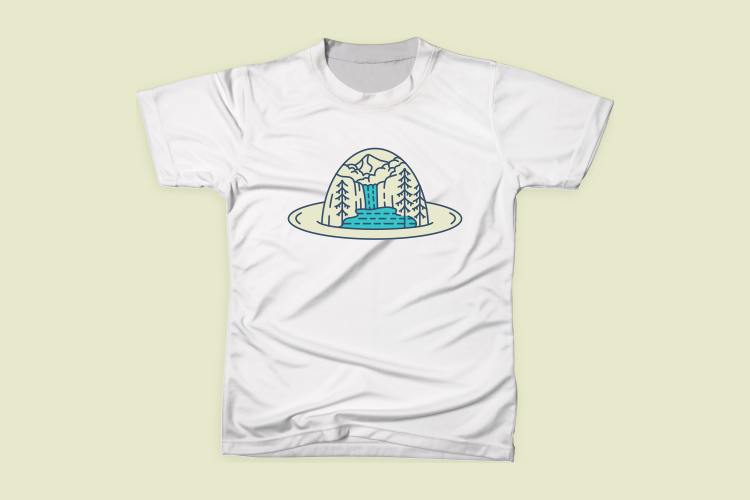 Adventurer Hat with Waterfall and Lake