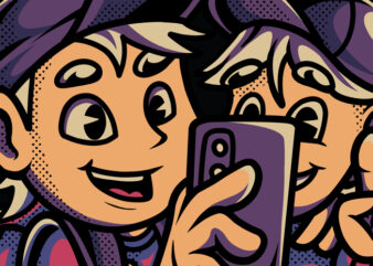 Fun Selfie T-Shirt Design Template