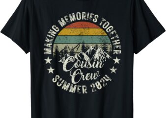Cousin crew 2024 Summer Vacation Beach Family Trips Matching T-Shirt