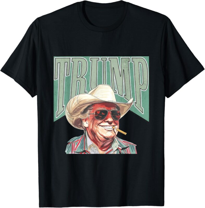 Cowboy Western Make America Great Trump Daddy T-Shirt