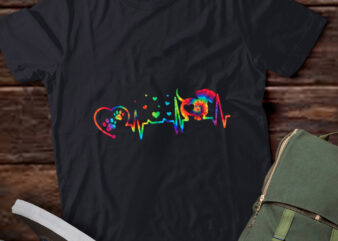 Dachshund Dog Heartbeat Tie Dye, love dog, cute dog, dog lover gift LTSD