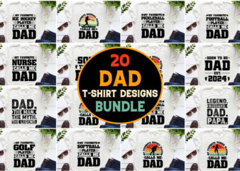 Dad T-Shirt Design Bundle