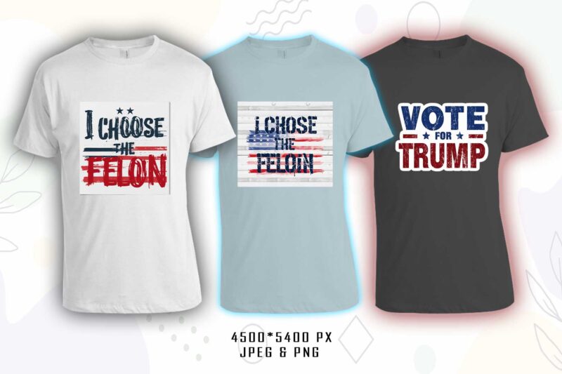 Donald Trump t-shirt design bundle with 20 png & jpeg designs – download instantly Donald Trump T-shirt Design Illustration T-shirt Clipart