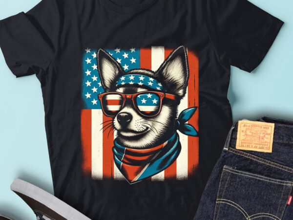 Lt128 chihuahua dog patriotic with usa flag 4th of july t shirt vector graphic Lt128 chihuahua dog patriotic with usa flag 4th of july t shirt vector graphic