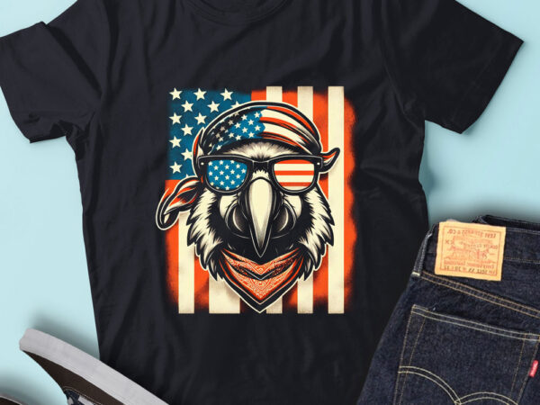 Lt156 macaws bird usa flag 4th of july bird usa gift t shirt vector graphic