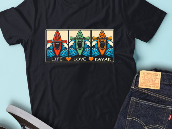 Lt212 life love kayak gift for outdoor funny kayaking t shirt vector graphic Lt212 life love kayak gift for outdoor funny kayaking t shirt vector graphic