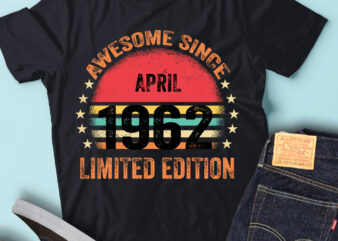 LT93 Birthday Awesome Since April 1962 Limited Edition