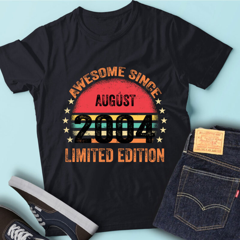 LT93 Birthday Awesome Since August 2004 Limited Edition