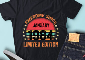 LT93 Birthday Awesome Since January 1984 Limited Edition