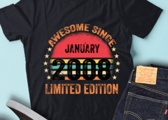 LT93 Birthday Awesome Since January 2008 Limited Edition