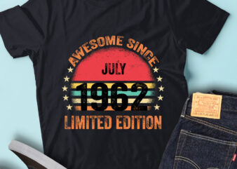 LT93 Birthday Awesome Since July 1962 Limited Edition