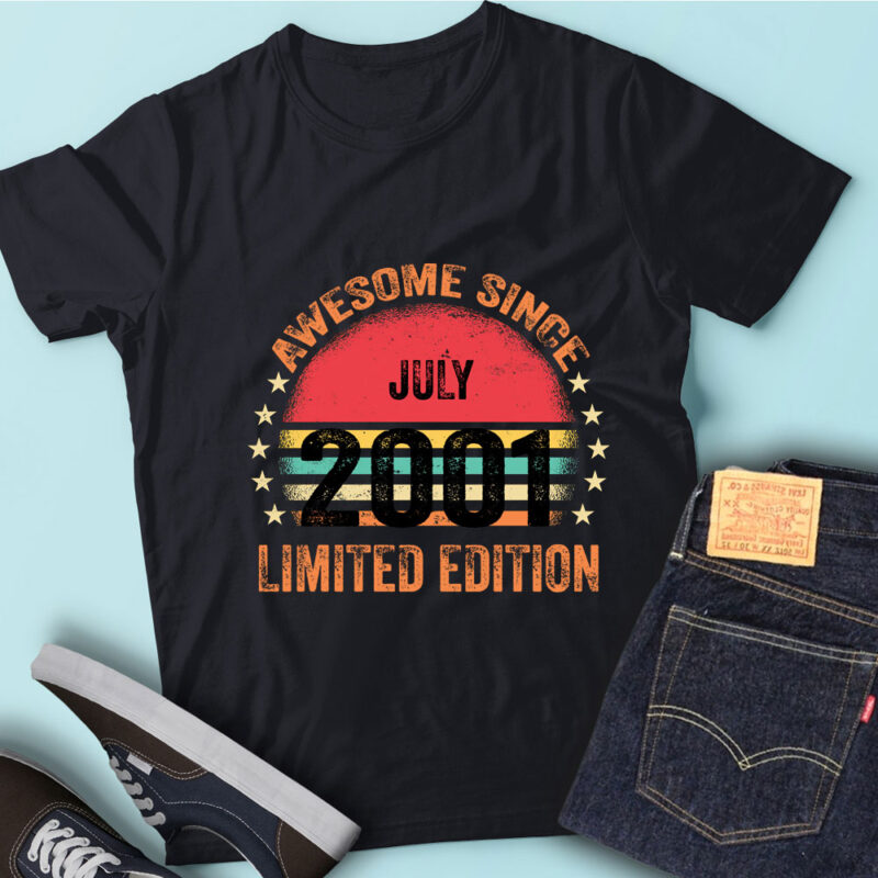 LT93 Birthday Awesome Since July 2001 Limited Edition