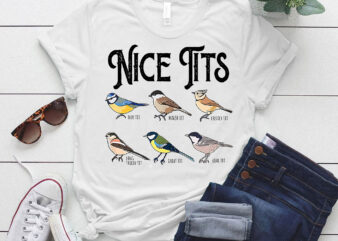 Nice Tits Bird Great Tits Bird Bird Lover Funny Bird lts-d