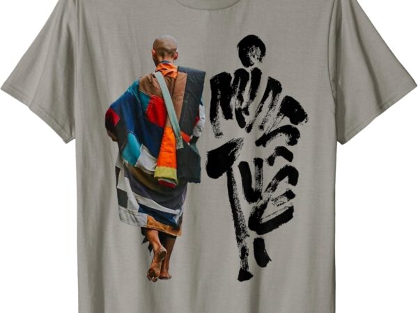 Thich minh tue on back monks minh tue t-shirt