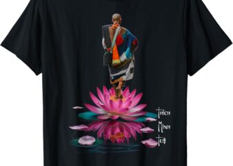 Thich Minh Tue Vietnamese Buddha Peace Lotus Calligraphy
