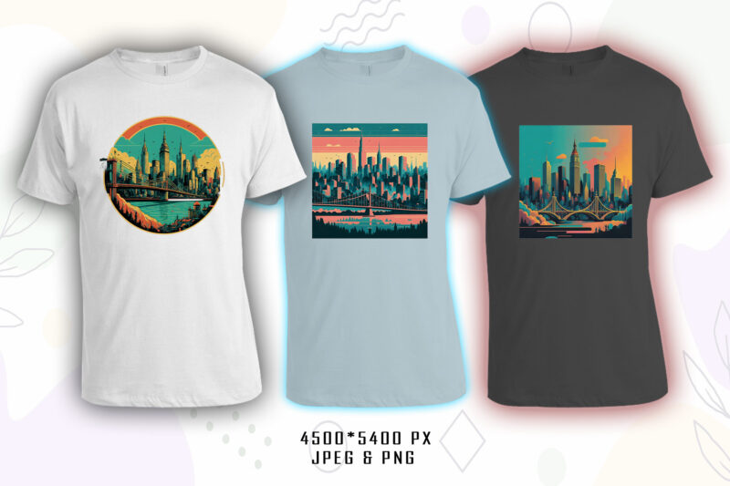 20 Trendy Mixed Niches T-shirt Design Illustration T-shirt Clipart Bundle Perfect for Stylish T-Shirt Design