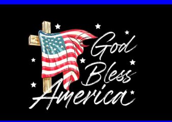God Bless America PNG, God 4th Of July PNG
