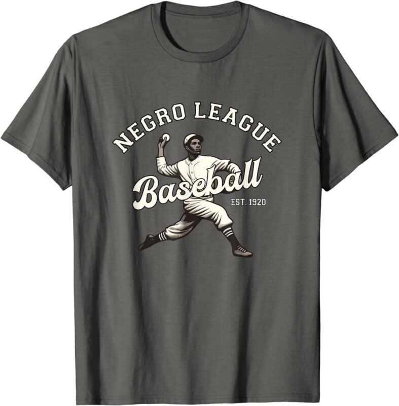 Vintage Negro League Baseball Black History Month T-Shirt