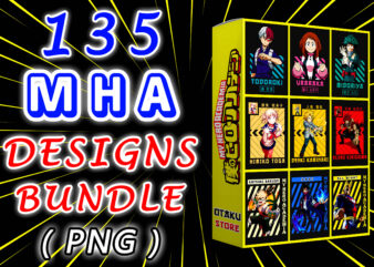 135 My Hero Academia Designs Bundle