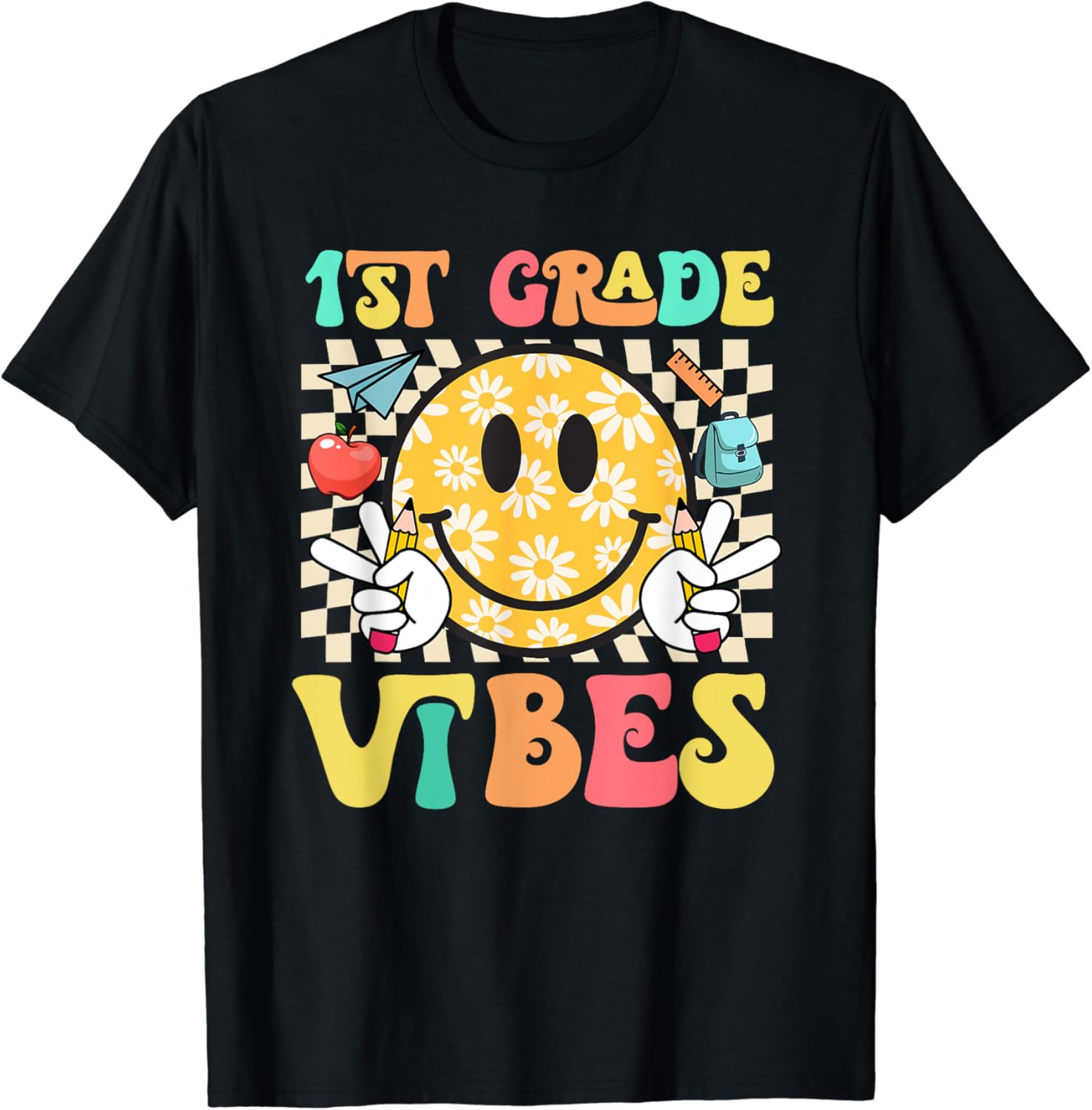 1st Grade Emoji Back To School T-Shirt 1st Grade Emoji Back To School T-Shirt