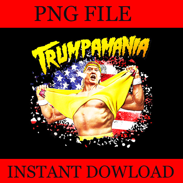 Trumpamania PNG, Trumpamania Body Slamming In The Fake News Network PNG