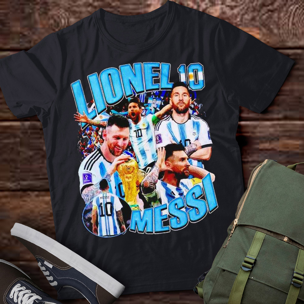 LT Lionel Messi 10 Argentina 2024 Copa America Champions T-Shirt