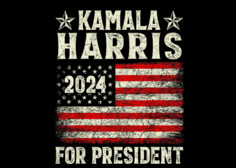 Kamala Harris 2024 For President PNG, Kamala Harris PNG