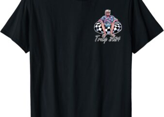 Chillin Like A Felon Funny Trump Summer 2024 2 Sided T-Shirt