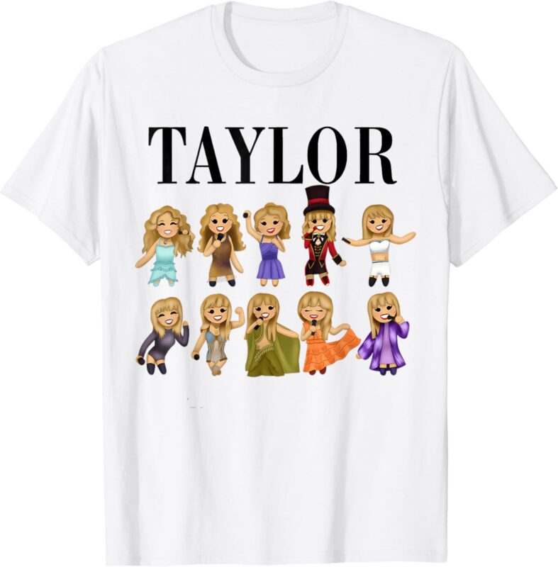 Girl Retro TAYLOR First Name Personalized Groovy Bday T-Shirt
