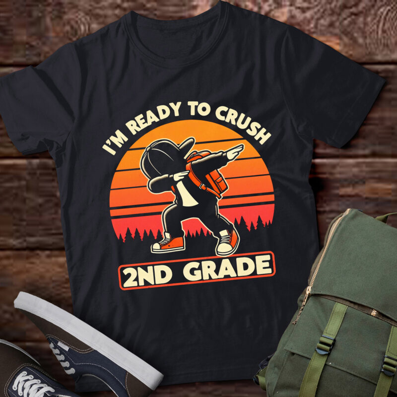 LT-P5 Ready To Crush Second Grade Back To School Dabbing Boy