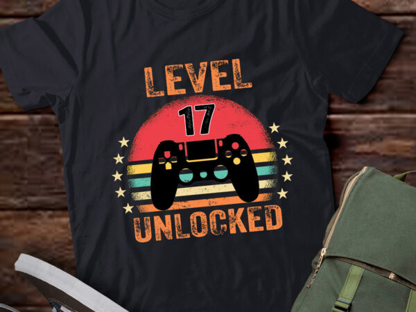 Lt221-level 17 unlocked funny video gamer 17th birthday gift t shirt vector graphic Lt221-level 17 unlocked funny video gamer 17th birthday gift t shirt vector graphic