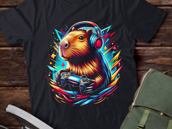 M314 capybara funny video games capybara video games lover t shirt designs for sale M314 capybara funny video games capybara video games lover t shirt designs for sale