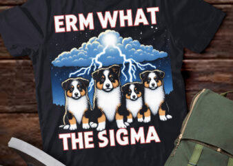 LT-P2 Funny Erm The Sigma Ironic Meme Quote Miniature American Shepherds Dog