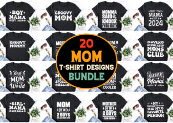 Mom T-Shirt Design Bundle