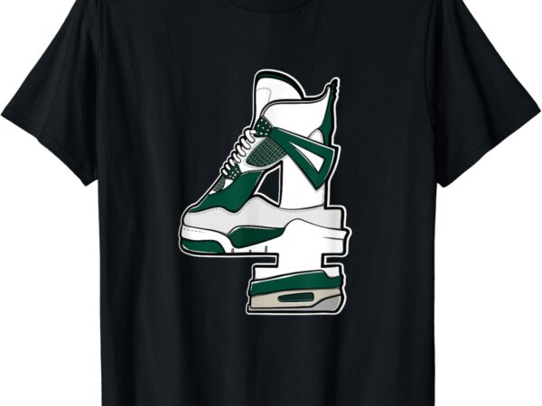 Number 4s oxidized green 4s matching t-shirt