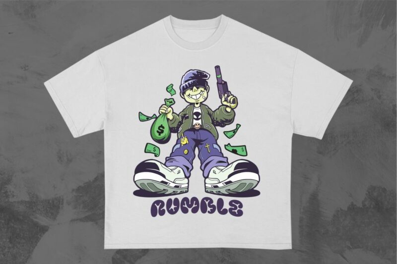 Street Culture T-shirt Design Bundle