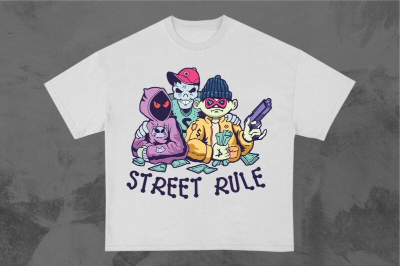 Street Culture T-shirt Design Bundle