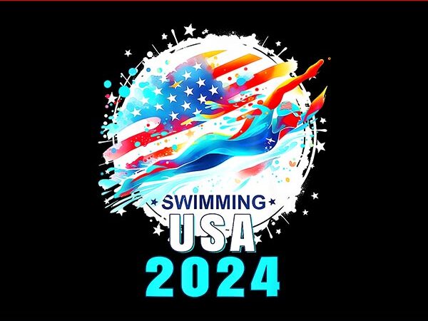 Usa 2024 united states american sport png, usa 2024 swimming png t shirt vector graphic Usa 2024 united states american sport png, usa 2024 swimming png t shirt vector graphic